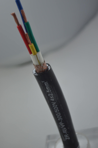 300/500 فولت 4 النواة 0.5 مم 0.75 مم 1.5 مم 2.5 مم مرن RVVP معزول PVC سلك موصل نحاسي متعدد النواة مضفر مضفر كابل سلك مرن